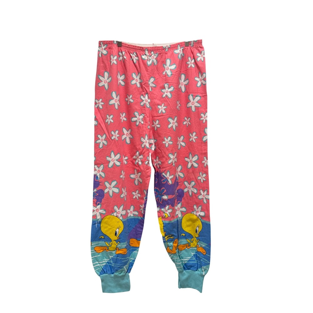 Looney Tunes Tweety Bird‎ Pajama Pants XL Sleepwear Loungewear 90s Cartoon *flaw